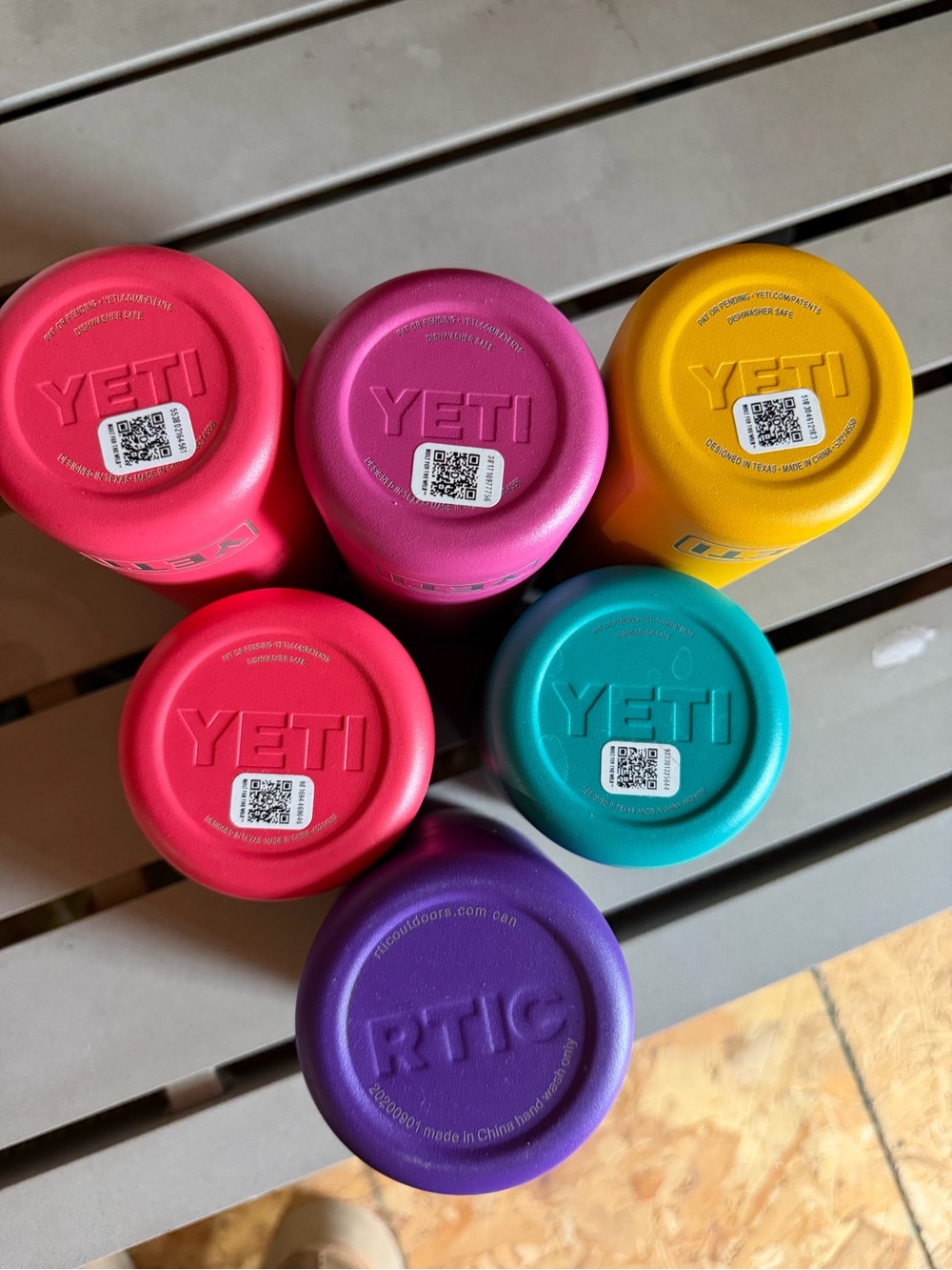 Yeti Colorful Rambler Colster Bundle (Purple is Rtic) - Picture 6 of 6